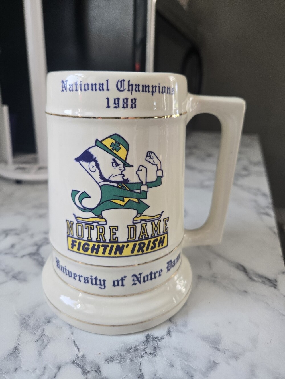 Notre Dame Fightin Irish Beer Stein
